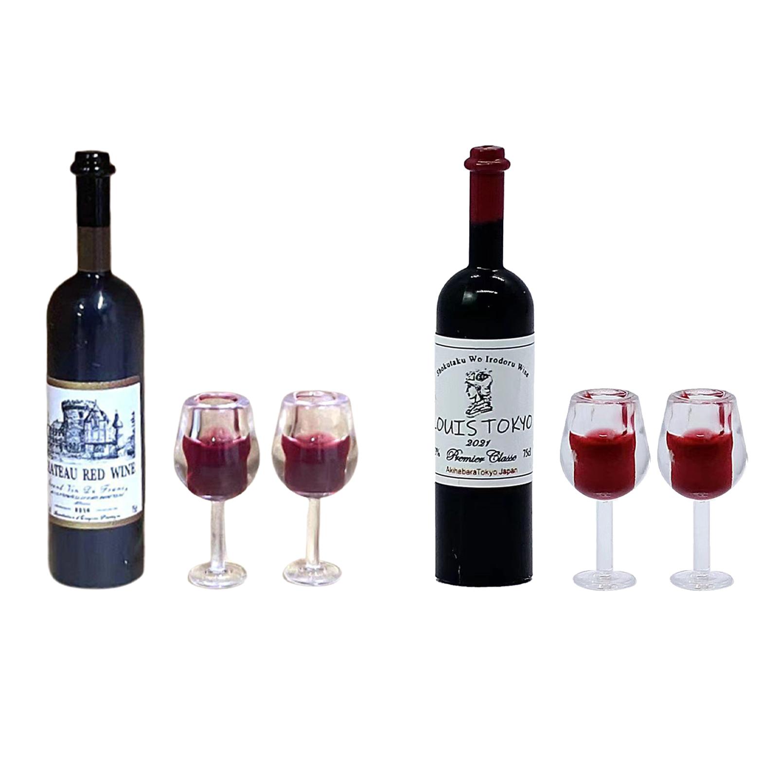 1/12 Scale Dollhouse Wine Bott - Resin Art Kitchen ulasan dan harga