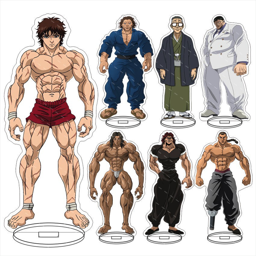 Grappler Baki Baki Hanma Acryl - Resin Art Toys ulasan dan harga
