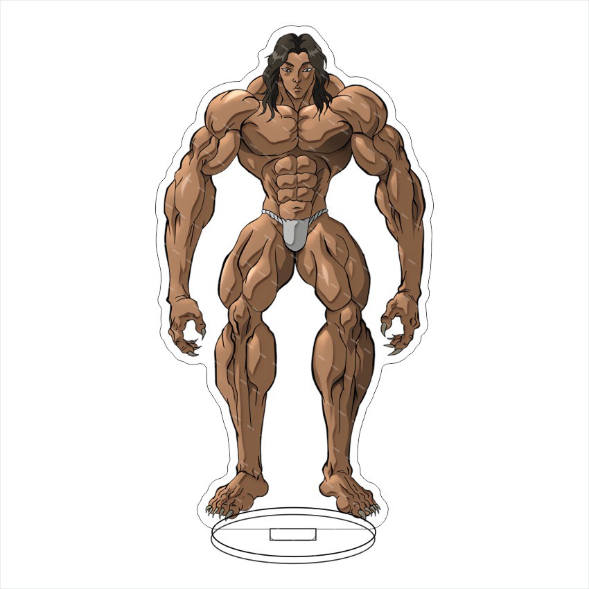 Grappler Baki Baki Hanma Acryl - Resin Art Toys ulasan dan harga