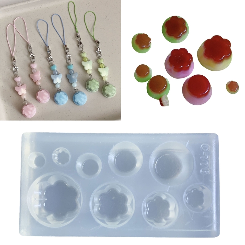 Cute Pudding Shape Silicone Mo - Resin Art Tool Kit ulasan dan harga
