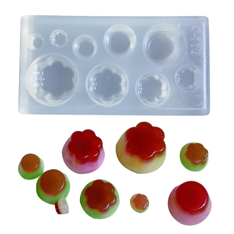 Cute Pudding Shape Silicone Mo - Resin Art Tool Kit ulasan dan harga