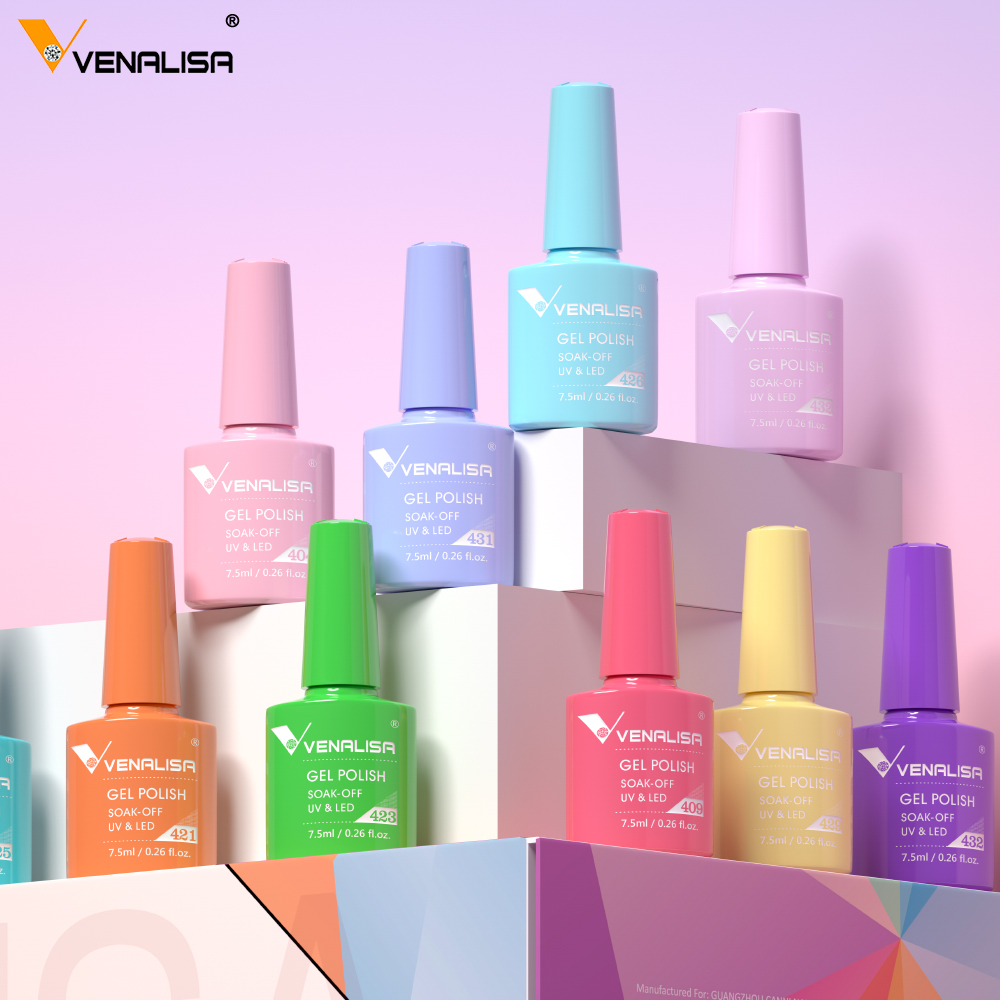 VENALISA Nail Gel Polish 7.5ml - Uv Lamp Nail Resin ulasan dan harga