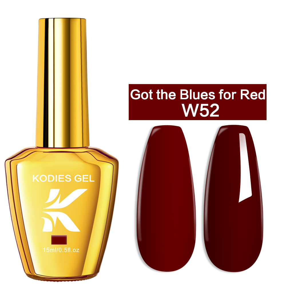 KODIES GEL Burgundy Red Gel Na - Uv Lamp Nail Resin ulasan dan harga