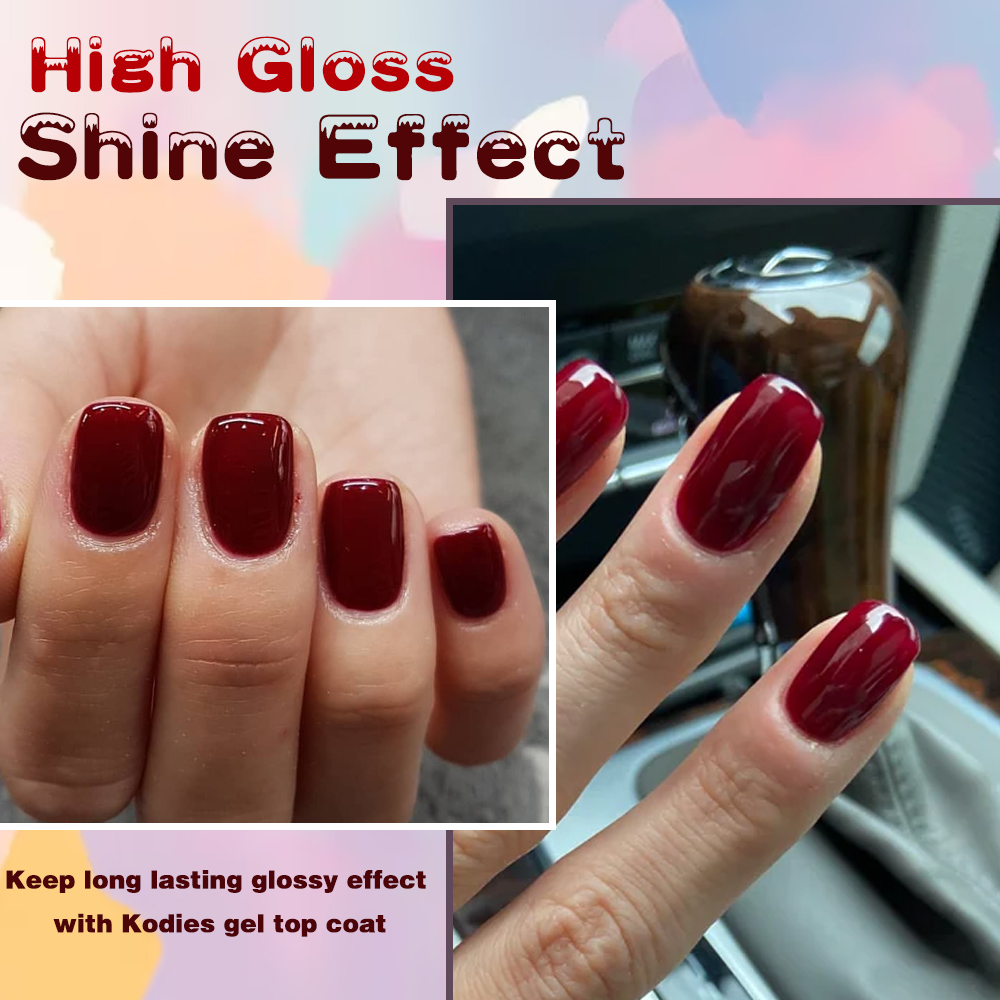 KODIES GEL Burgundy Red Gel Na - Uv Lamp Nail Resin ulasan dan harga