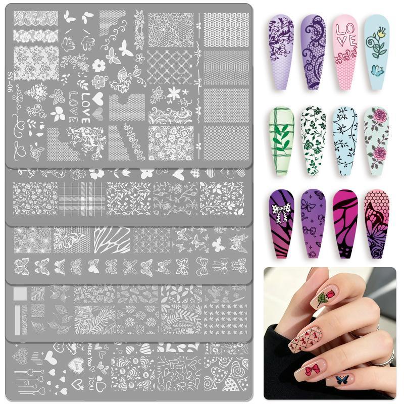 New Reusable Nail Art Transfer - Resin Art Template ulasan dan harga