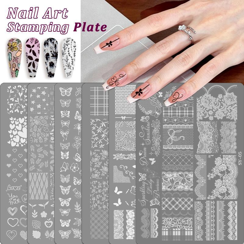New Reusable Nail Art Transfer - Resin Art Template ulasan dan harga