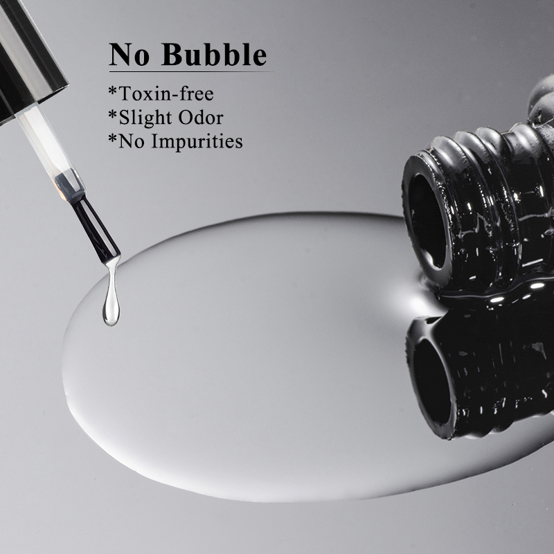 Base Gel No Wipe Top Coat 6ML  - Uv Lamp Nail Resin ulasan dan harga