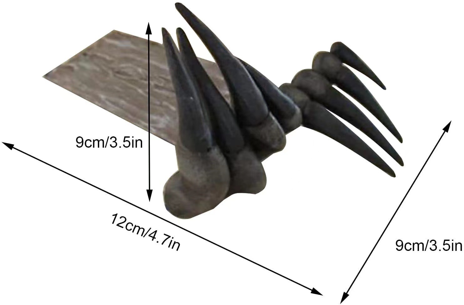 Gothic Devil Claw Bookmark Res - Resin Art Bookmark ulasan dan harga