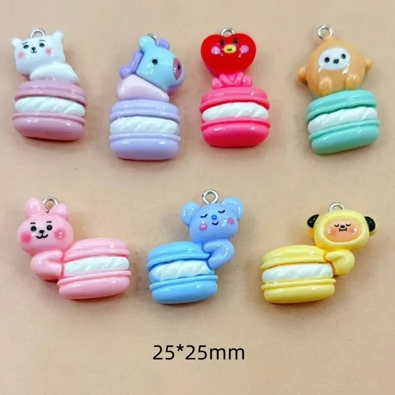 10pcs Mixed Cartoon Resin Char - Resin Art Products ulasan dan harga