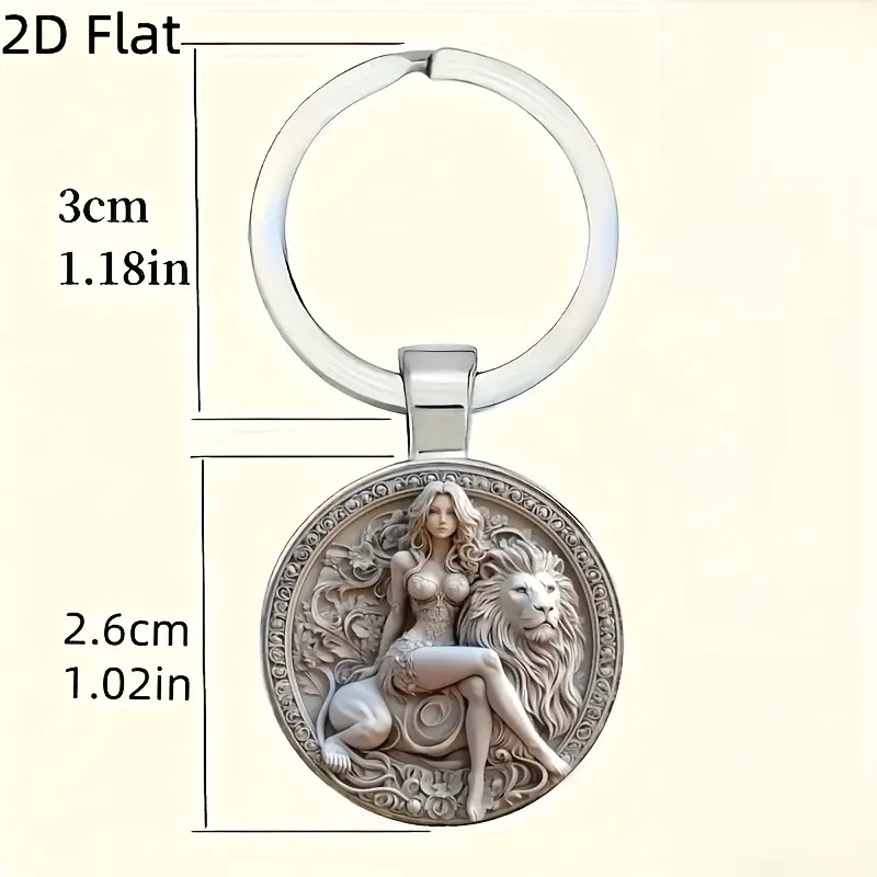 2D Unique European-Style Godde - Resin Art Keychain Design ulasan dan harga