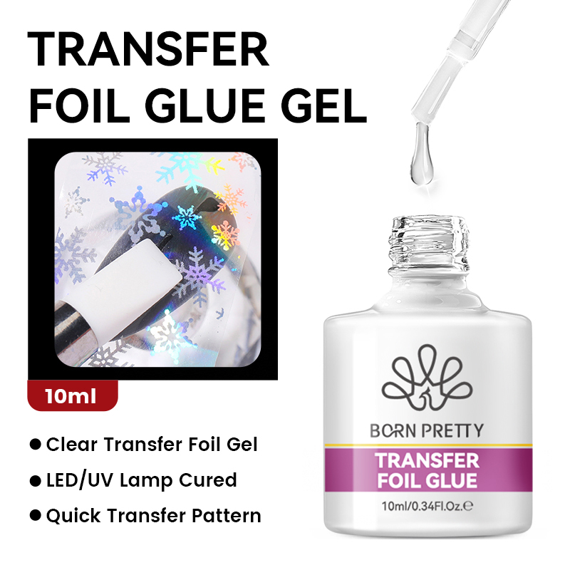 BORN PRETTY Nail Foil Glue Gel - Uv Lamp Nail Resin ulasan dan harga